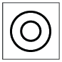 Symbol für Konzentrizität
